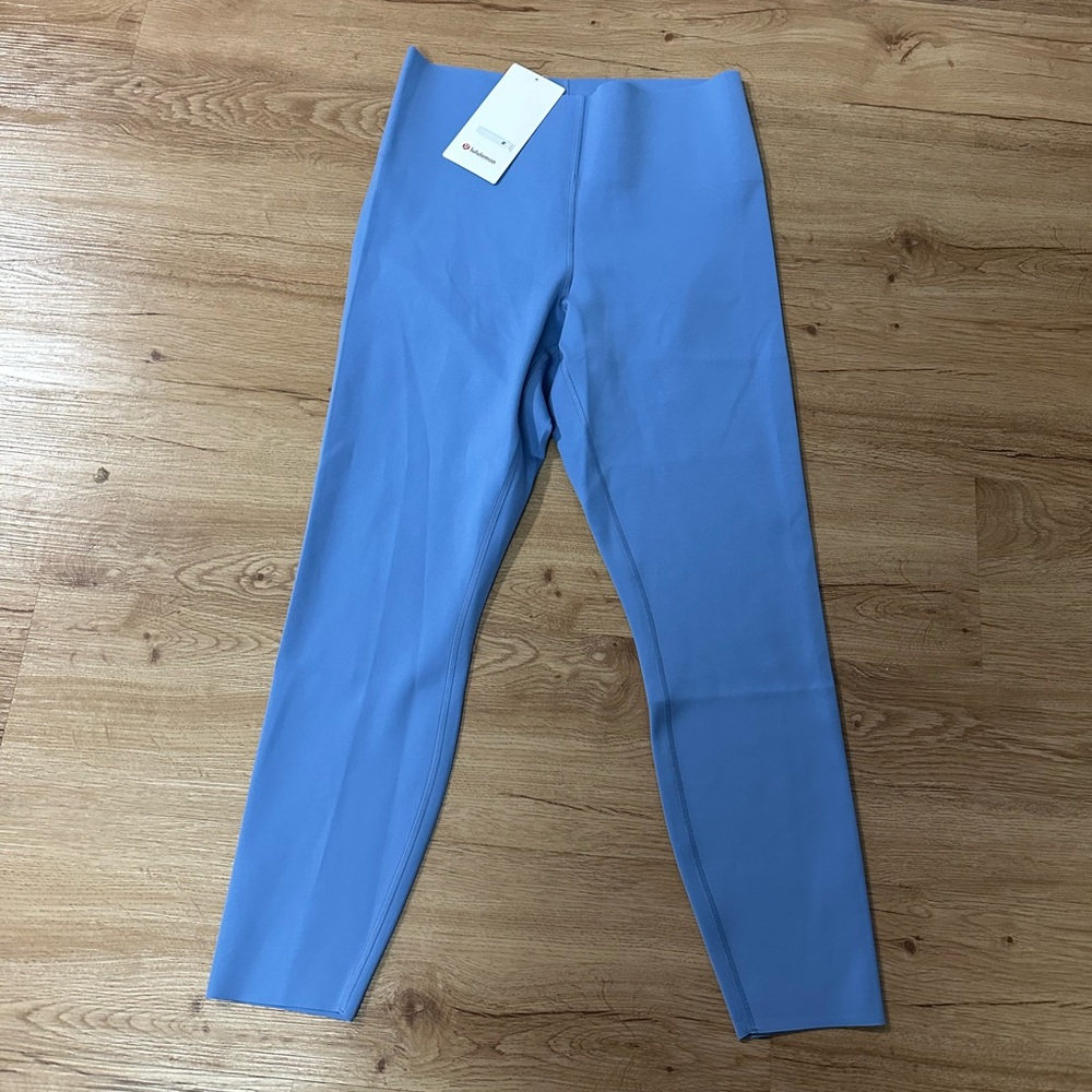 Lululemon Glow Up SHR Tight 25 Blue Nile Leggings Super High Rise Size 12 NWT